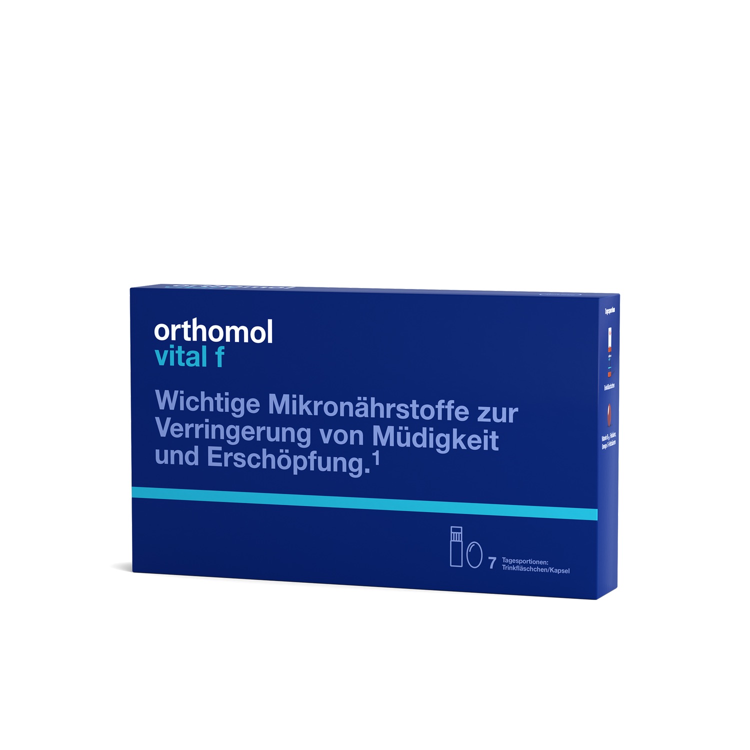 Vital F Trinkfläschchen/Kaps.Kombipack.