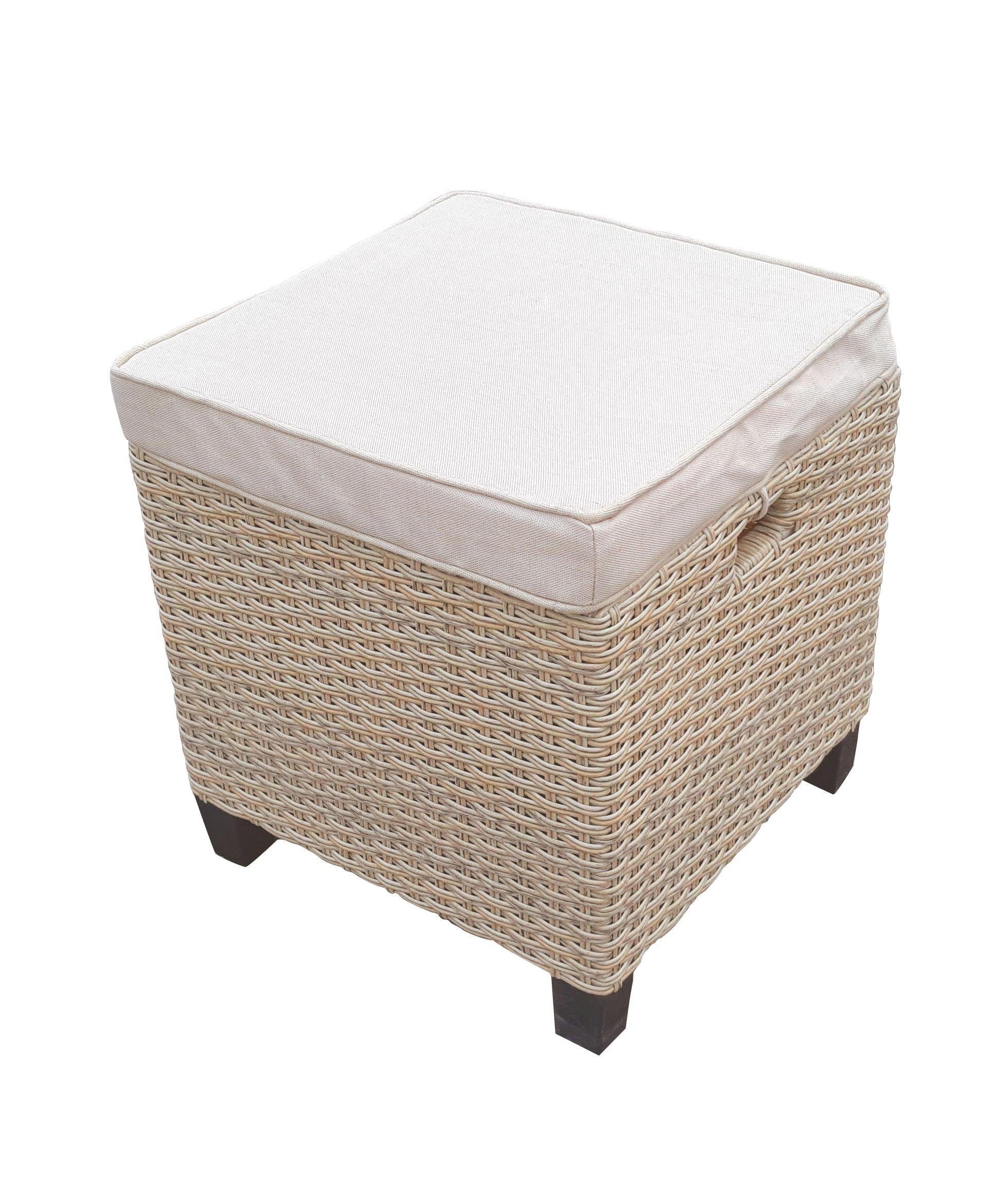 bellavista - Home&Garden® Gartenlounge-Set Gartenmöbel Set Rattan Ecklounge Madeira braun/beige, (Set, 6-tlg)