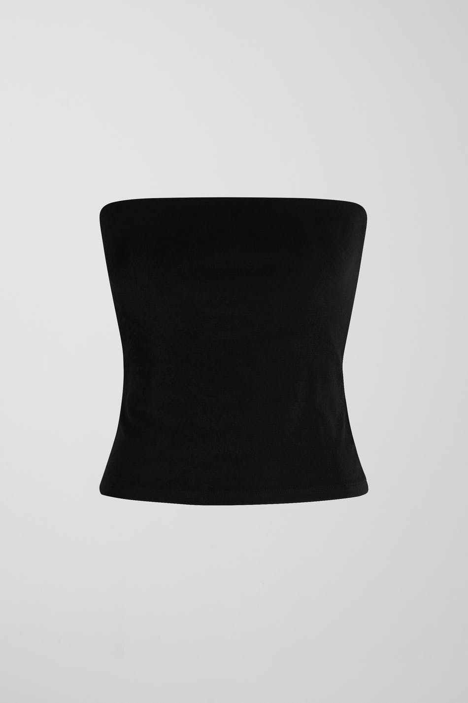 Straight long tube top
