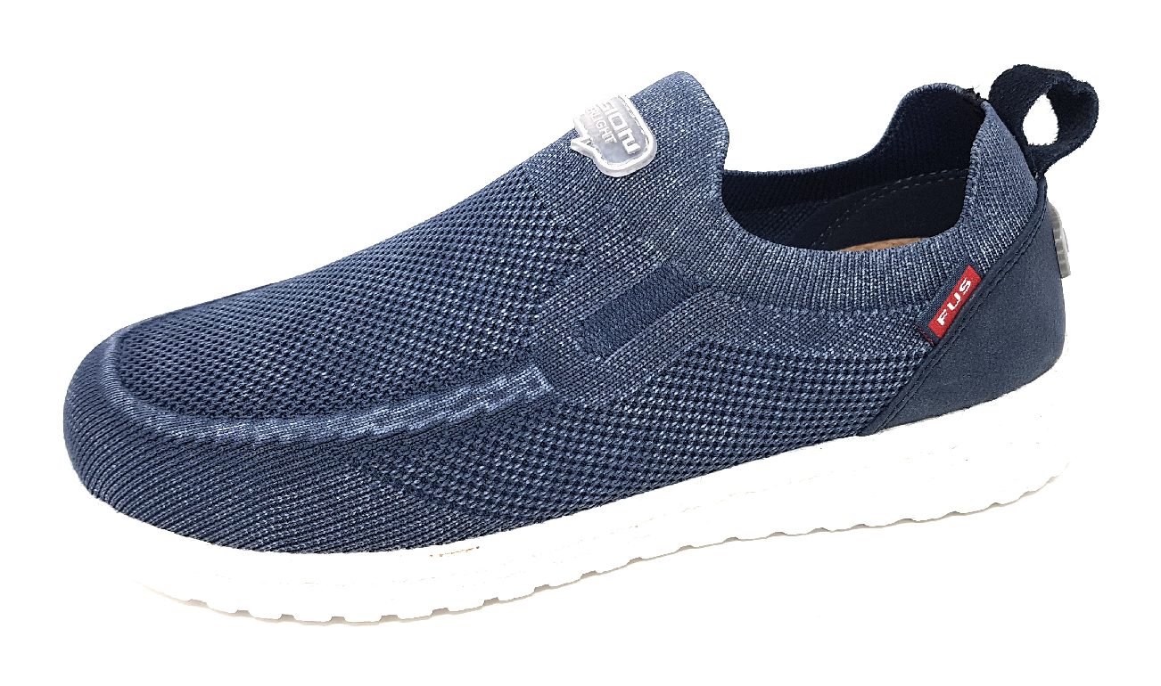 Fusion 2-2-2-0106-0723 Blau 0723 blue washed knit