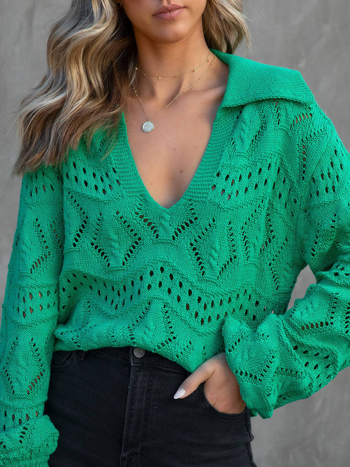 Milan Kiss Pullover in Grün günstig kaufen