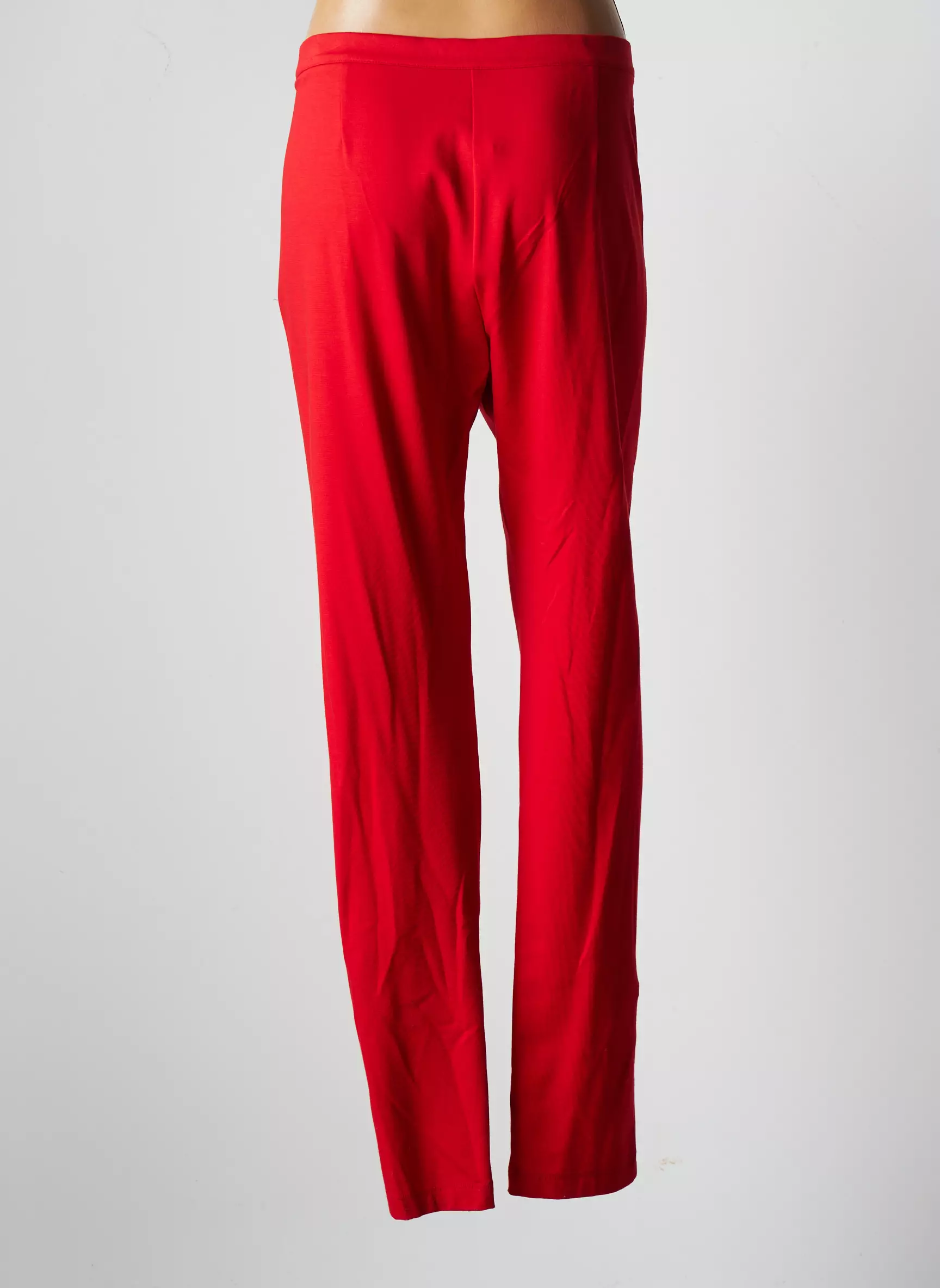 Didier Parakian Pantalons Slim Femme couleur rouge
