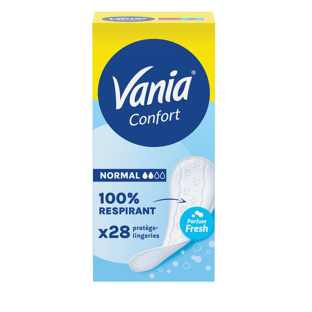 vania Kotydia Protège-Slips, Confort, Parfum Fresh, 28 Protège-Slips Protège-slips