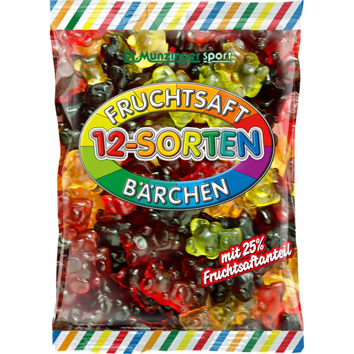 DR.MUNZINGER Fruchtsaftbärchen 12-Sorten  450 g