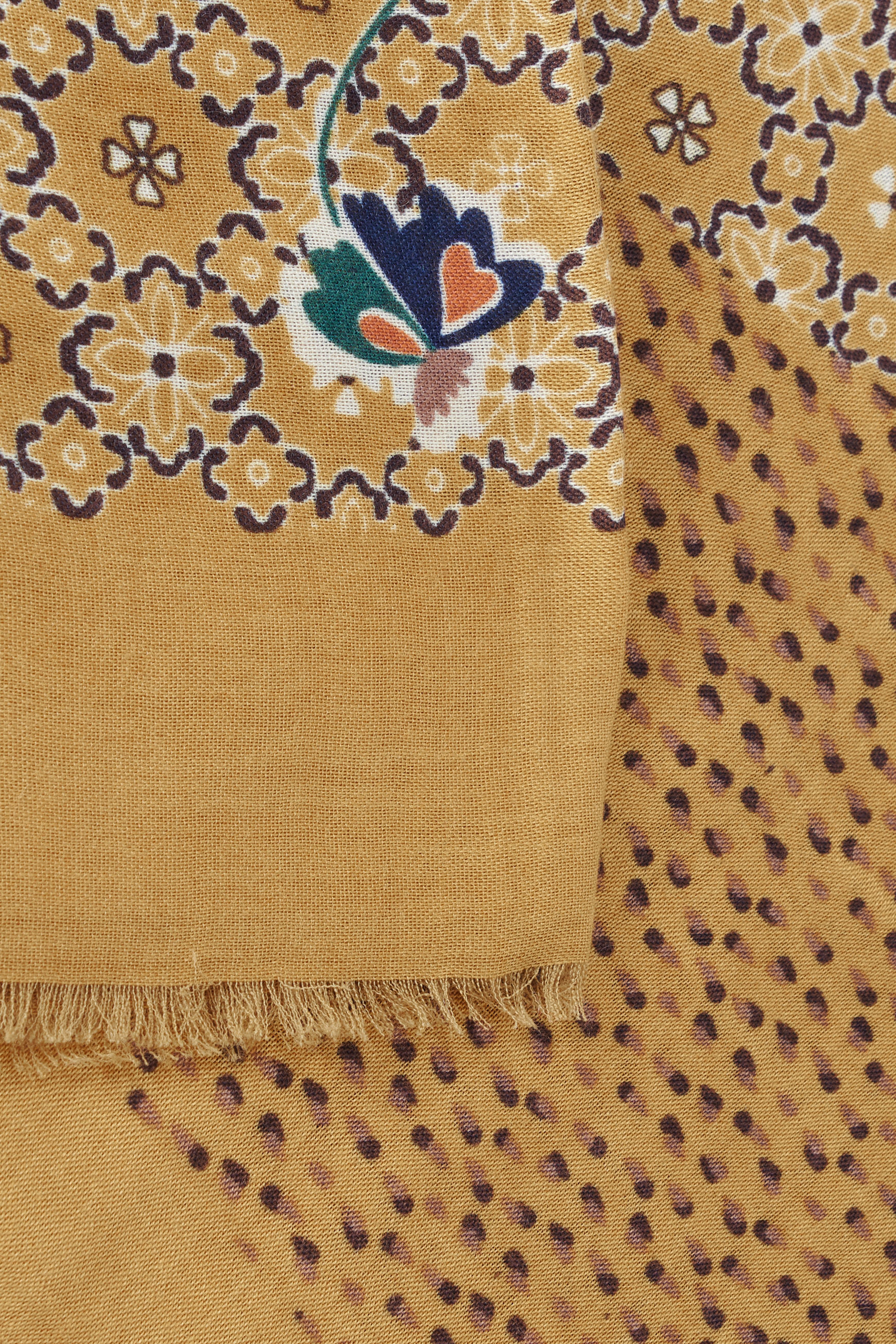 foulard olivia jaune clair femme