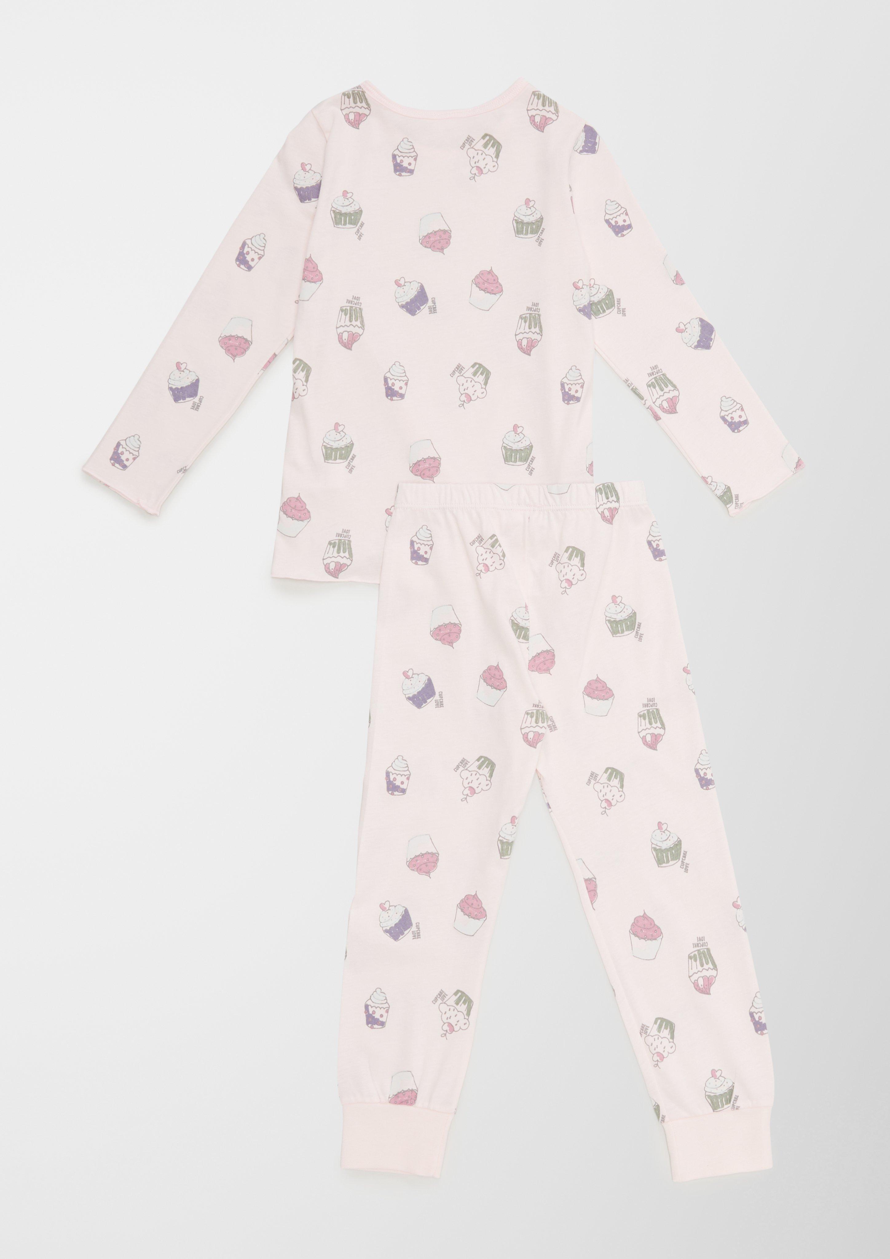Pyjama mit Cupcake-Print  6006855-3605