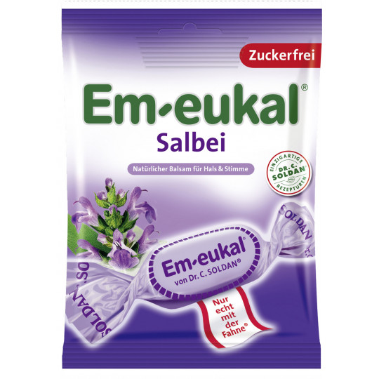 Em-Eukal Salbei Hustenbonbons Zuckerfrei 75G