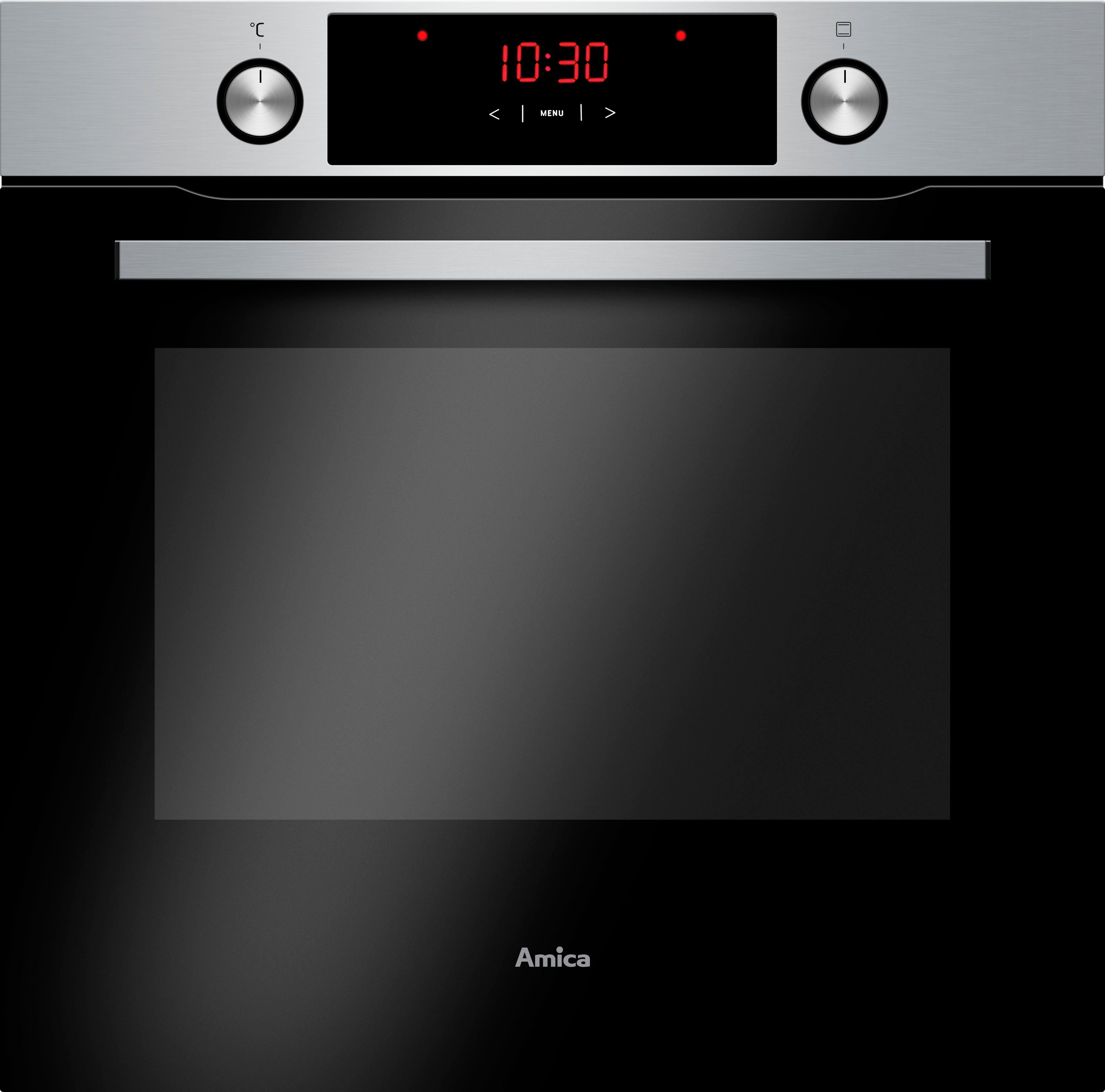 Amica Einbaubackofen EBX 943 110 E, mit 1-fach-Teleskopauszug, Steam Clean