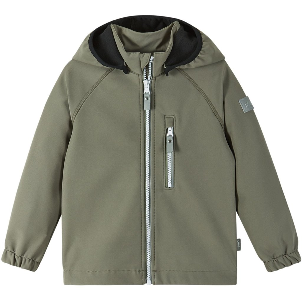 Reima Vantti Greyish Green Kinder Softshelljacke
