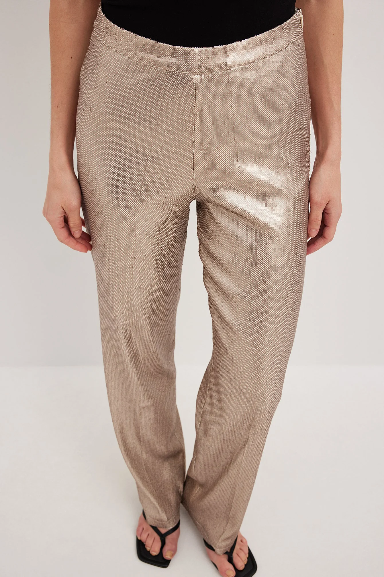 Anzughose mit mittelhoher Taille