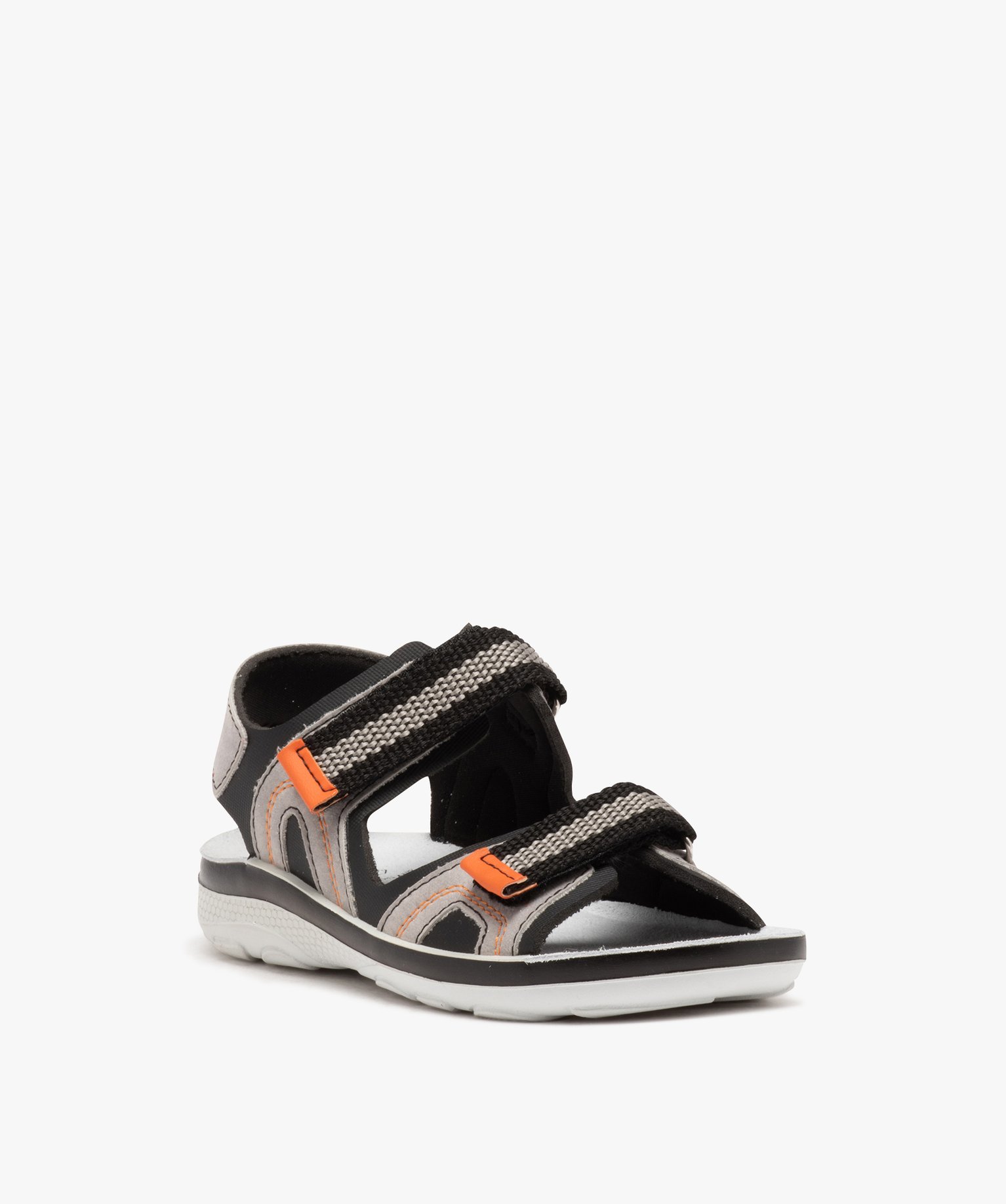 Sandales sport légères et flexibles Garçon noir | GEMO