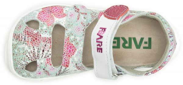 Fare Bare |vB ~ Leder Sandale ~ Rosa Print