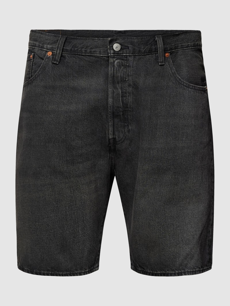 PLUS SIZE Jeansshorts Modell '501® HEMMED SHORT B&T MOO' in anthrazit