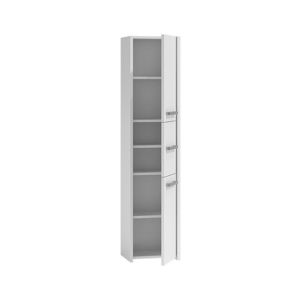 pressiode Hochschrank Badschrank 3 Türen Badezimmerschrank Hochschrank Badmöbel Schrank