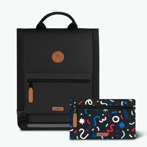 Discover Large Berlin Black Schoolbag