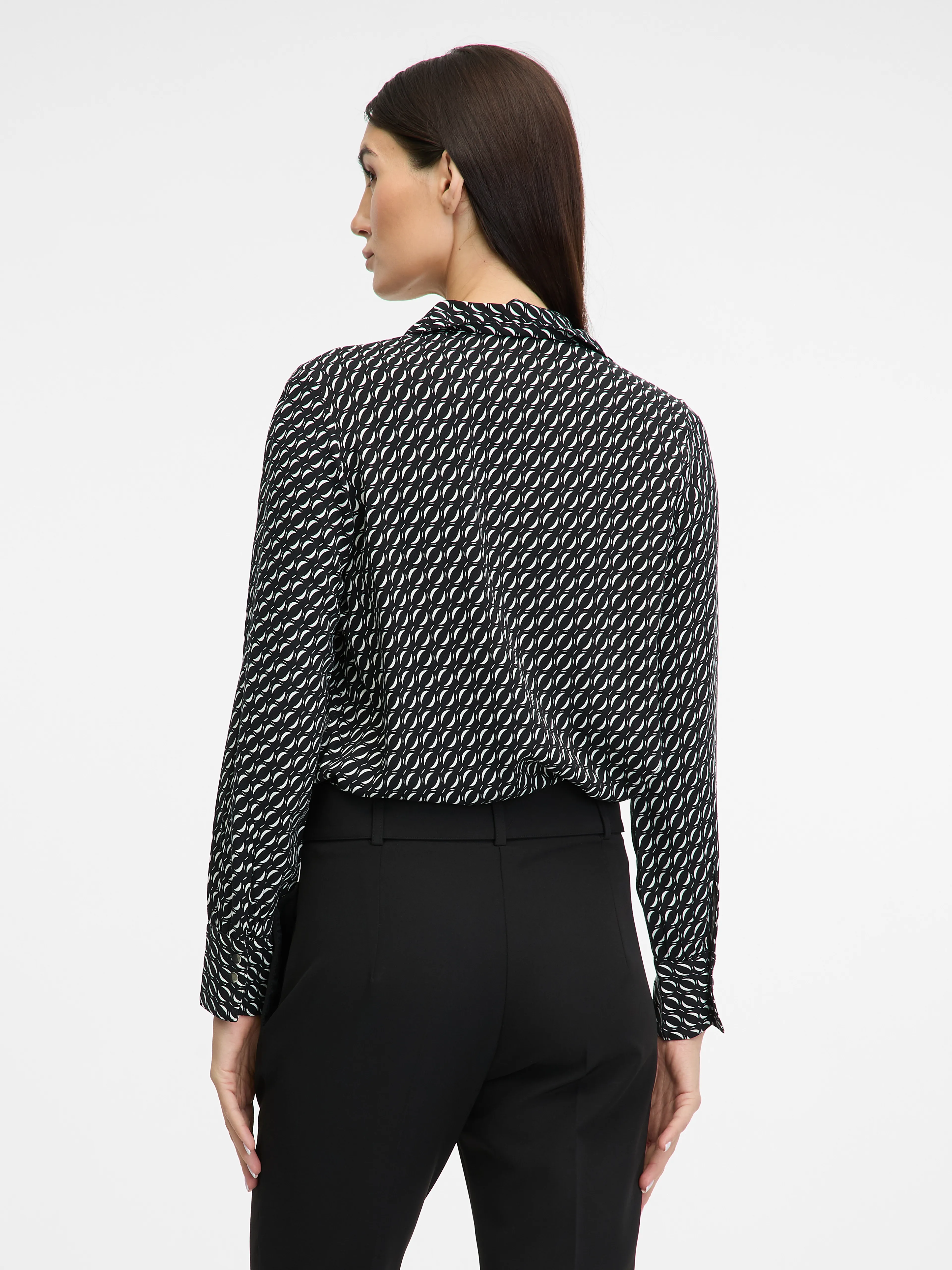 Dunkelgraue Damenbluse ORSAY