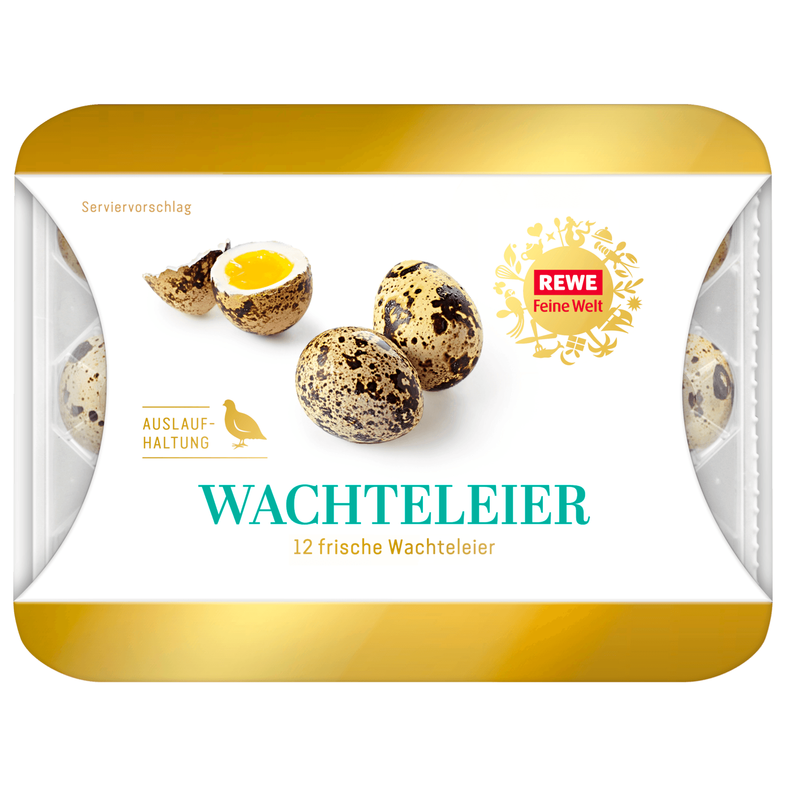 REWE Feine Welt Wachteleier Auslaufhaltung 12 Stück