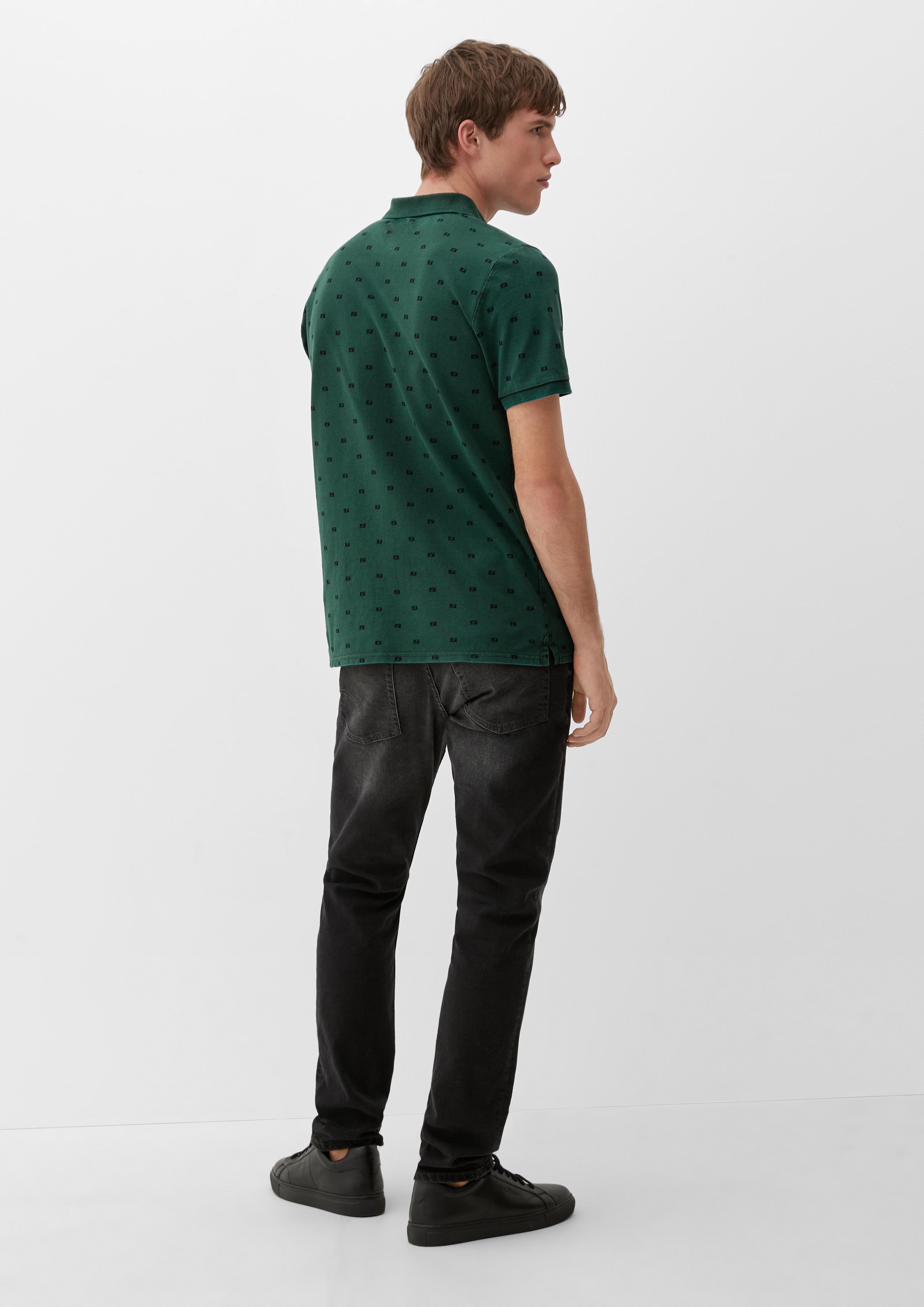 Poloshirt mit Muster-Print  2131688-78A1