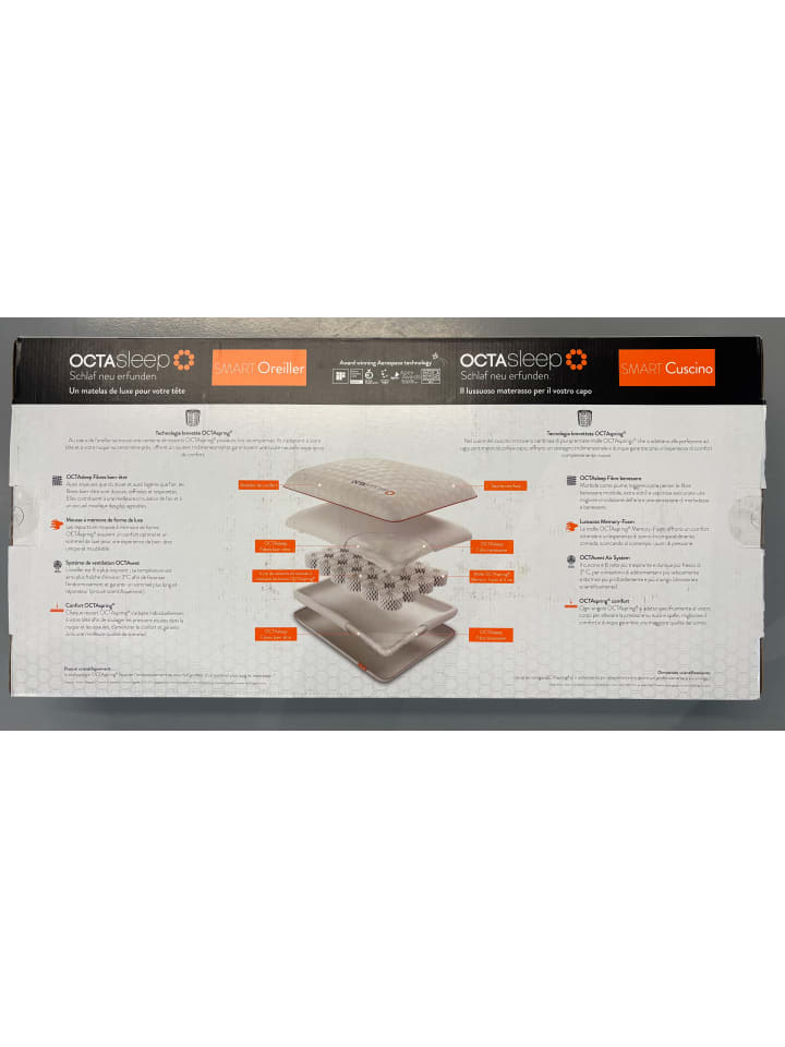 OCTAsleep Kopfkissen Smart Kissen 40x80 in Weiß günstig kaufen onesize
