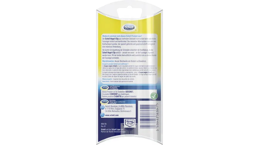 Scholl Excellence Fußnagel Clip