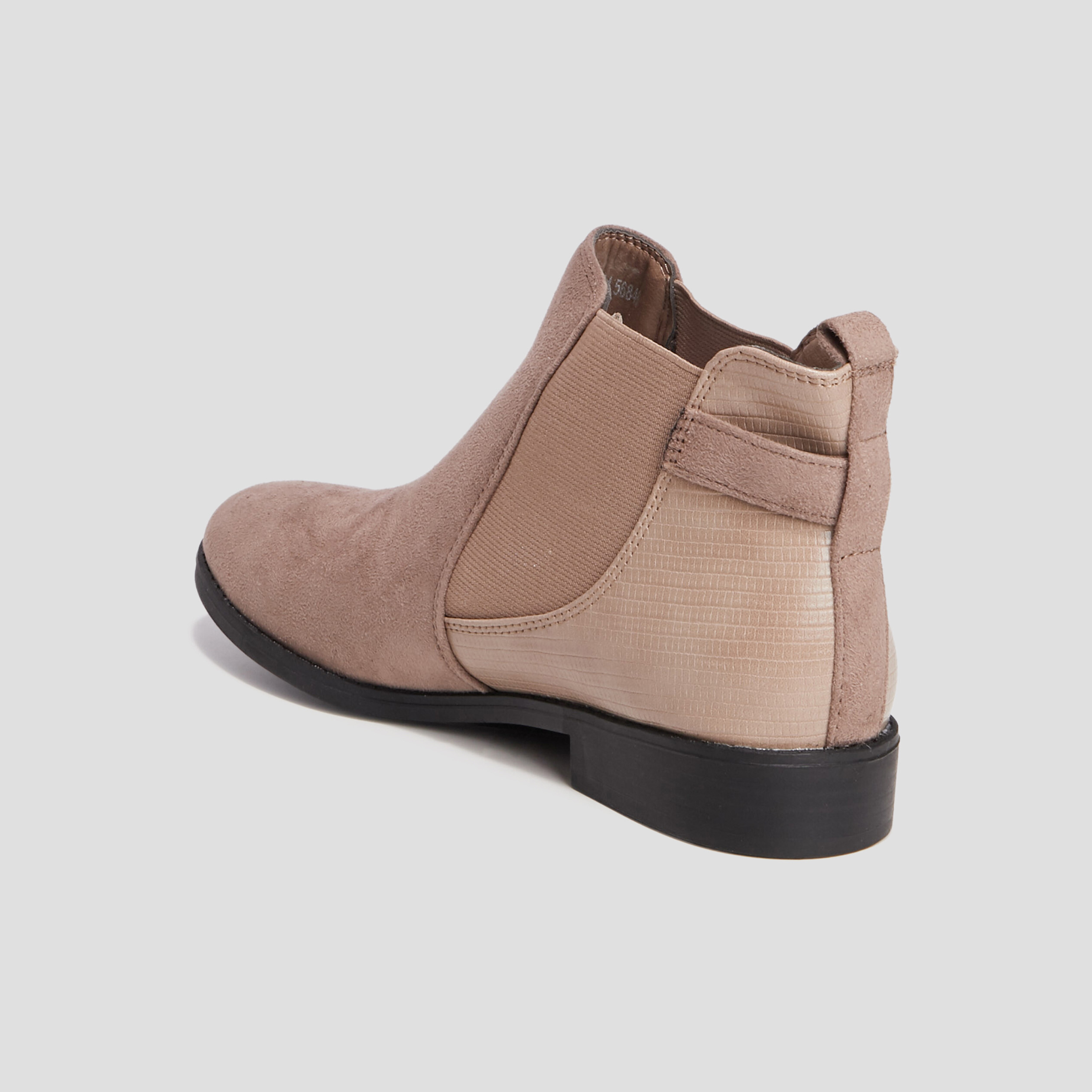 Bottines chelsea avec boucles taupe femme | La Halle