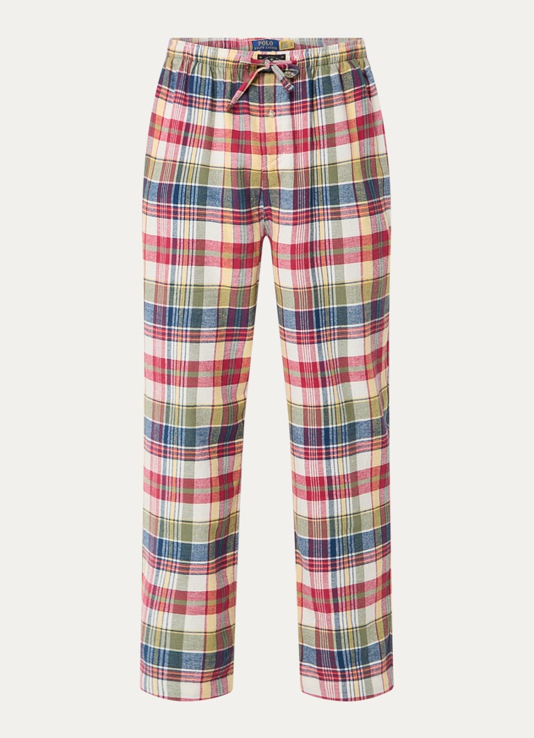 Bas de pyjama Ralph Lauren à carreaux et poches latérales