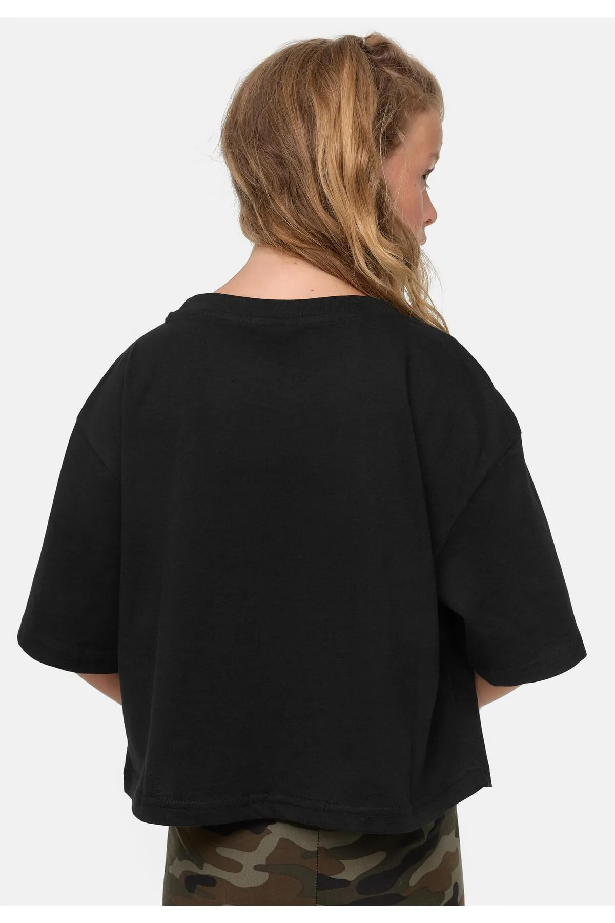 Urban Classics  Kurzes Kimono-T-Shirt für Mädchen