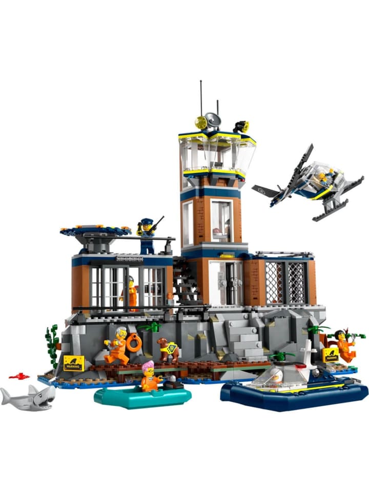 LEGO City Polizeistation auf der Gefängnisinsel in Mehrfarbig ab 7 Jahre günstig kaufen onesize