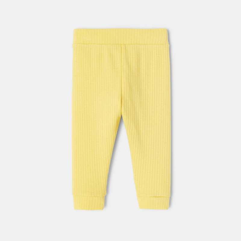 Legging en coton bio jaune naissance Absorba