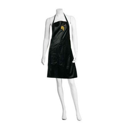 Comair  Färbeschürze Gold Design schwarz