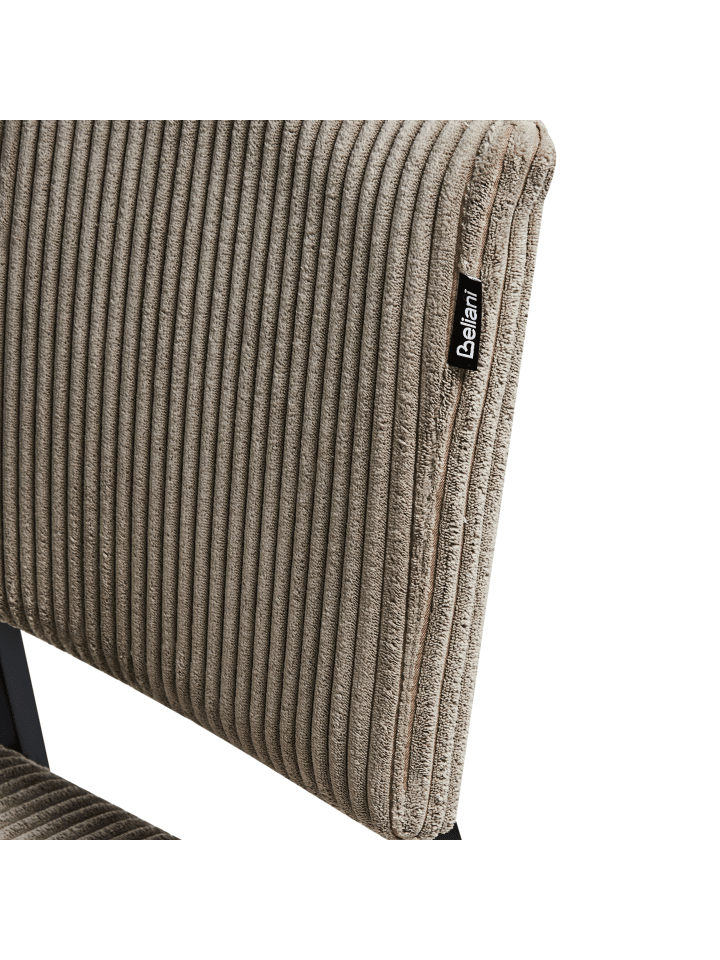 Beliani 2er-Set Esszimmerstuhl STURGIS in Beige/Schwarz günstig kaufen onesize