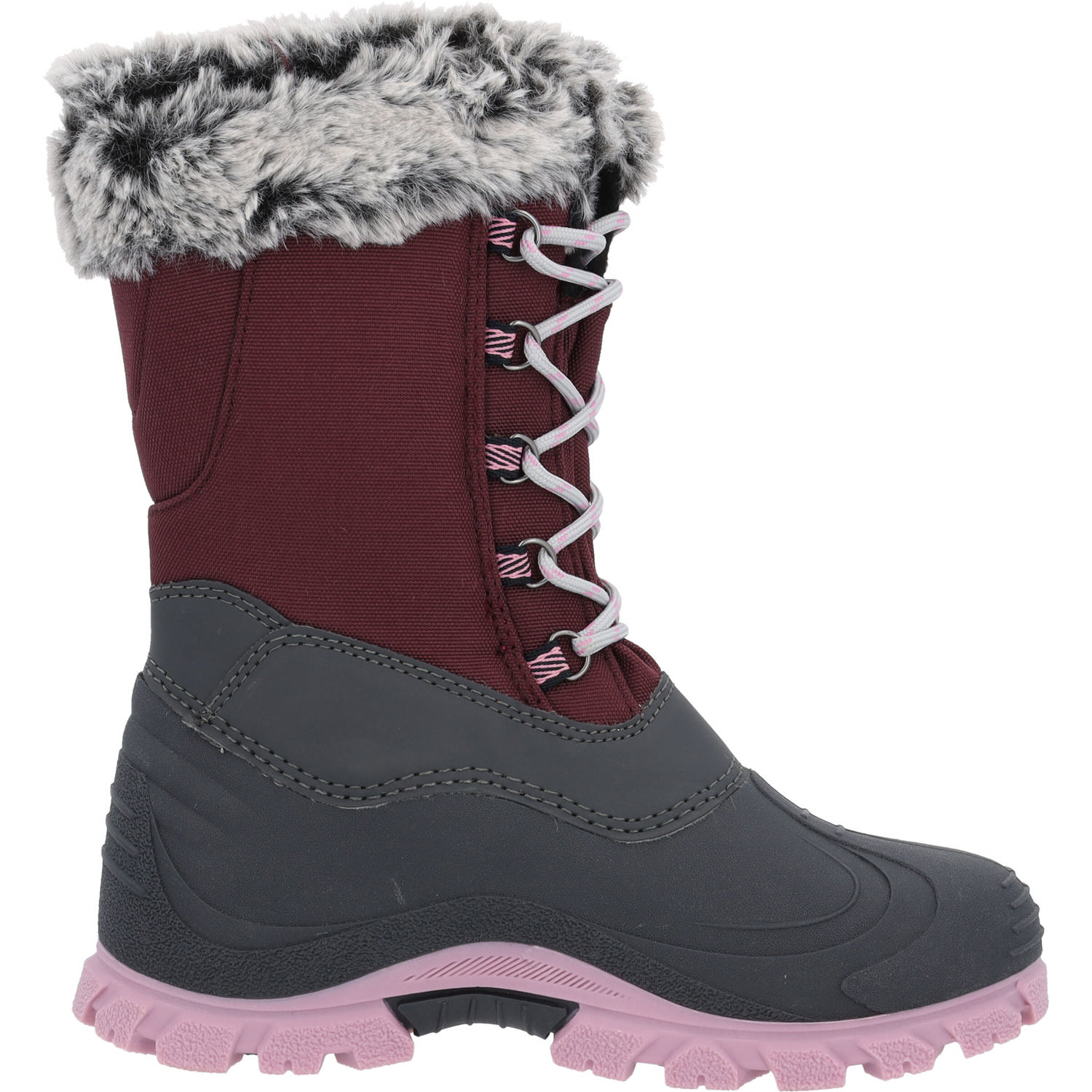 CMP Girl Magdalena 3Q76455J, Winterstiefel, Kinder, Rot (plum)