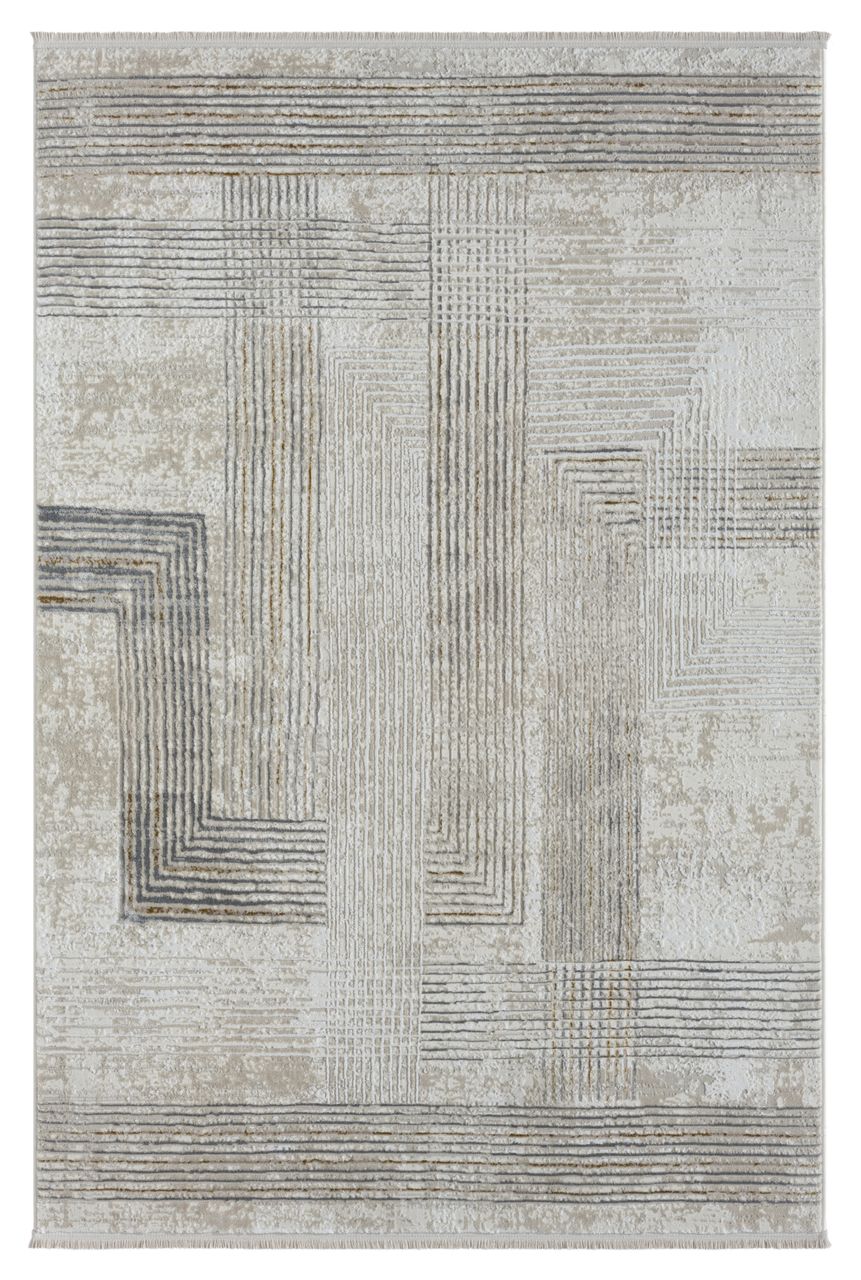 MyFlair Teppich Timeless Elegance , 160cm x 230cm, Farbe Beige, rechteckig, Florhöhe 10mm