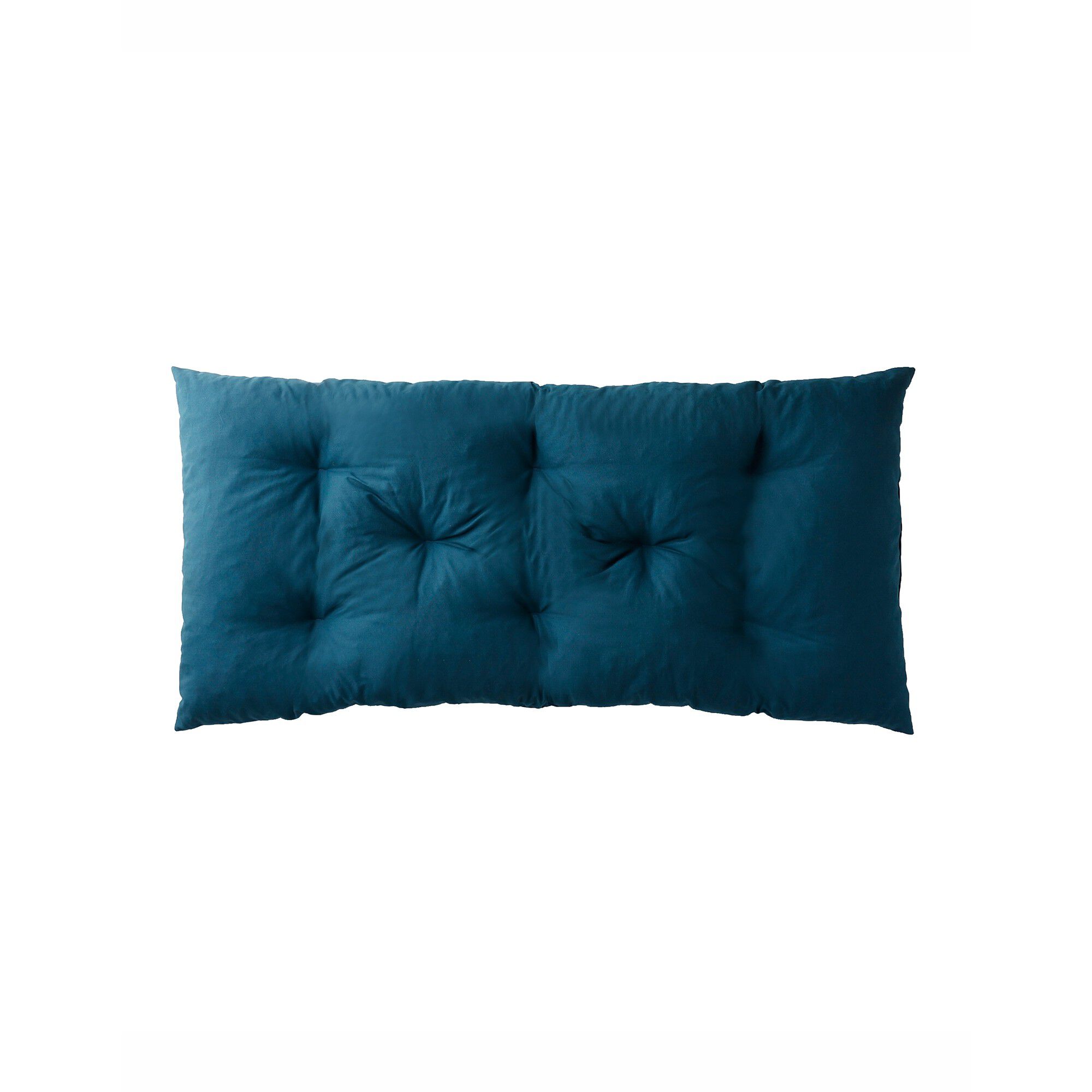 Long coussin de sol uni