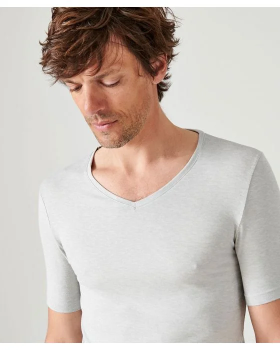 Tee-shirt col V manches courtes Thermolactyl