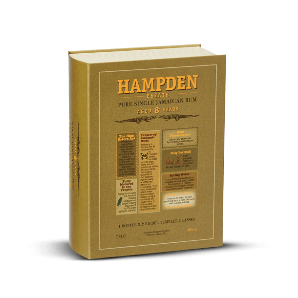 Coffret Hampden 8 ans + 2 verres