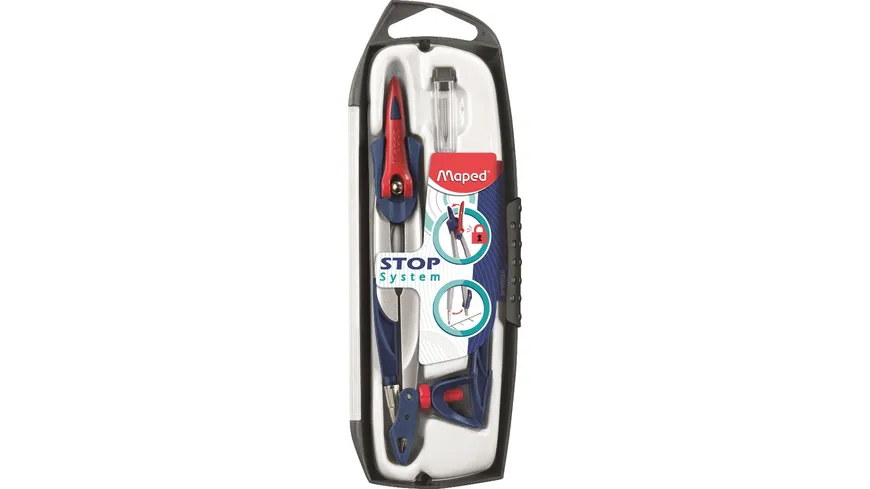 Maped Zirkelkasten Stop System 3-teilig sortiert