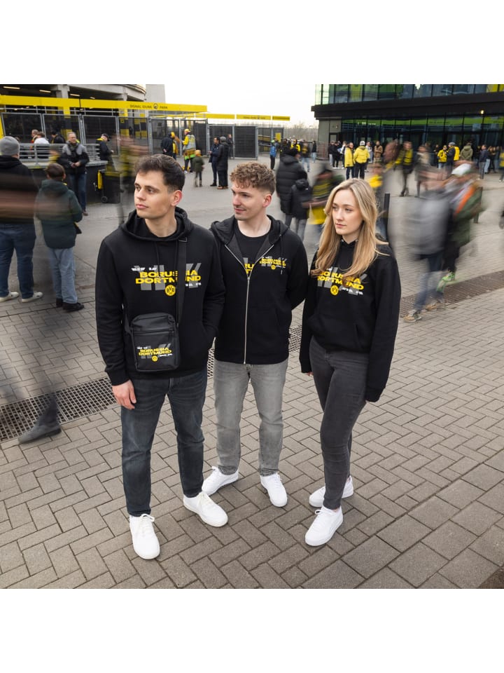 BVB BVB Matchday I Messenger in schwarz günstig kaufen 18 x 22 cm