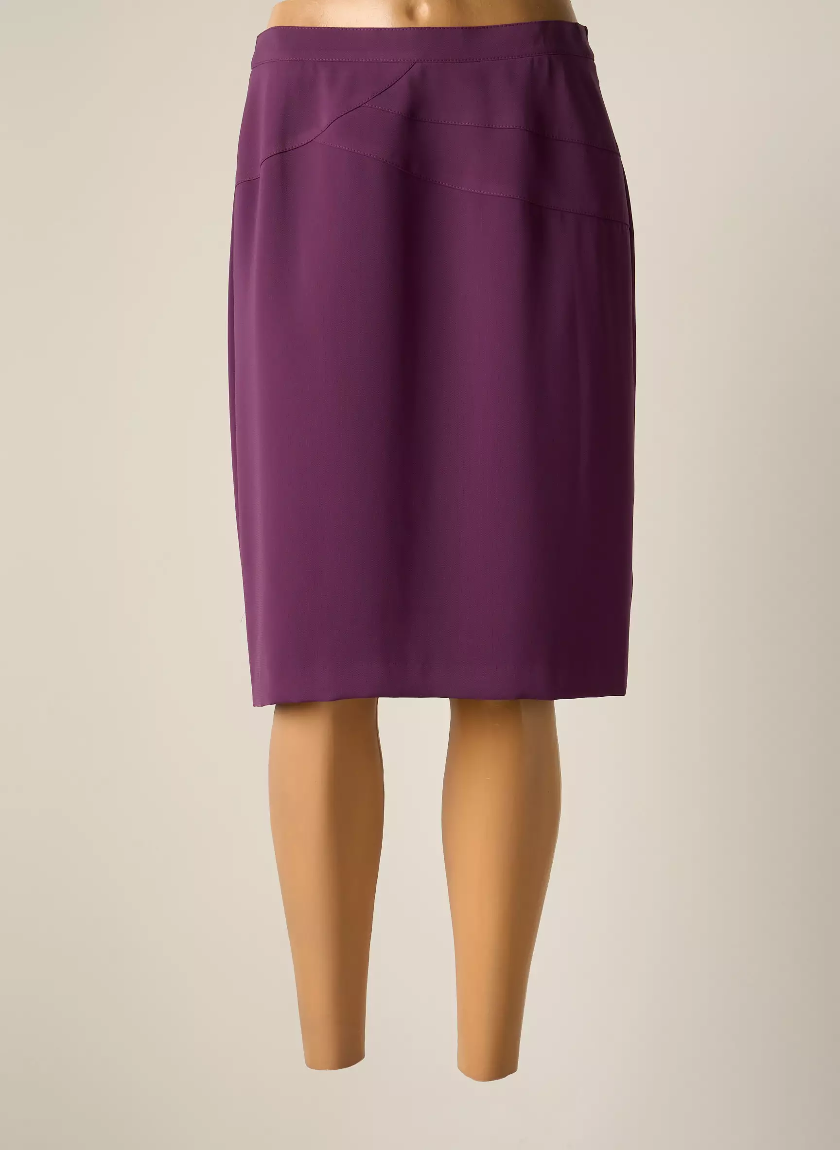 Jumfil Jupes Mi Longues Femme couleur violet