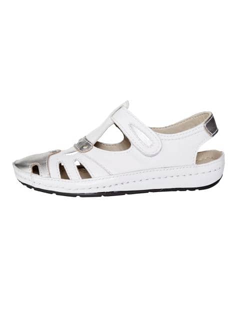 Klettslipper in zweifarbiger Optik