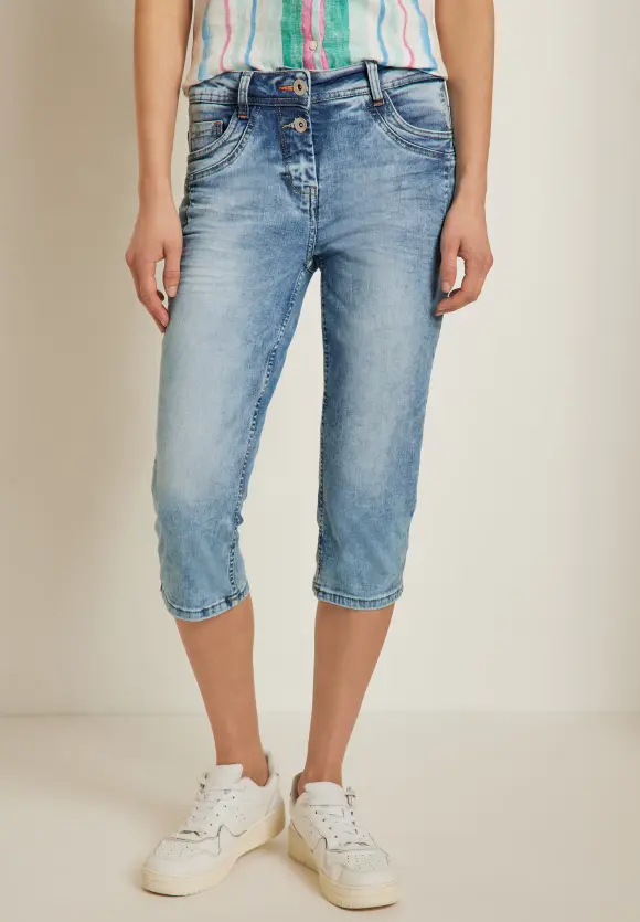 CECIL Slim Fit Jeans in 3/4-Länge