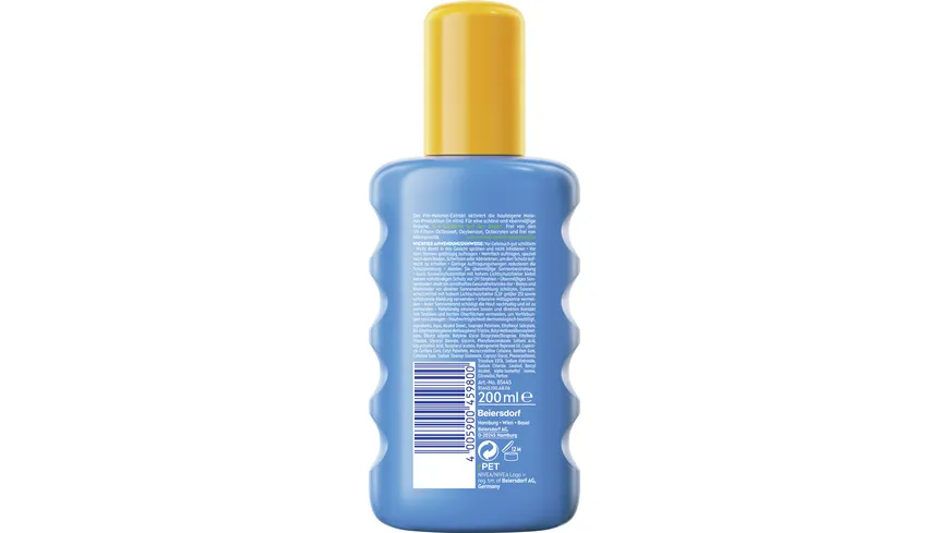 NIVEA SUN Spray Schutz & Bräune LF30 200 ml