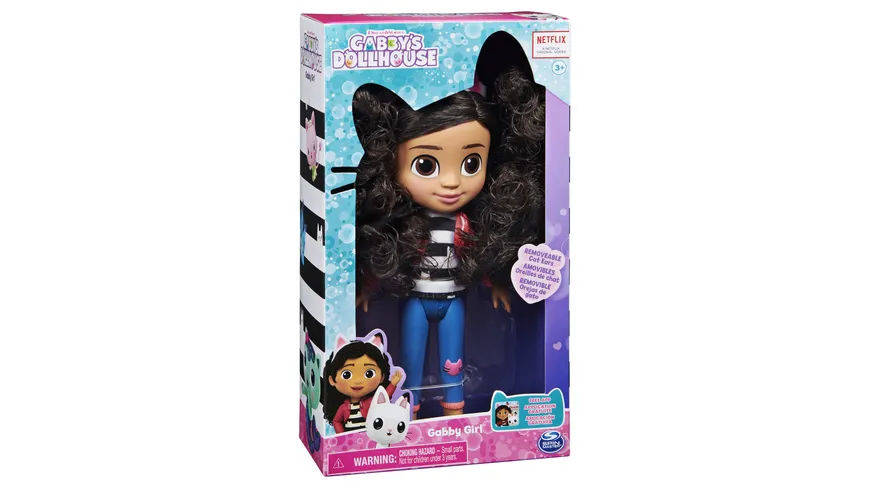 Spin Master Gabby‘s Dollhouse, 20cm große Gabby Girl Puppe, geeignet für Kinder ab 3 Jahren bunt