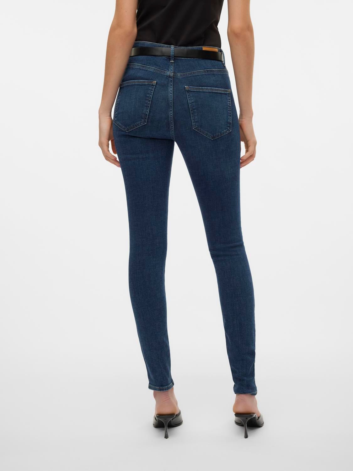 VMSOPHIA Hohe Taille Skinny Fit Jeans