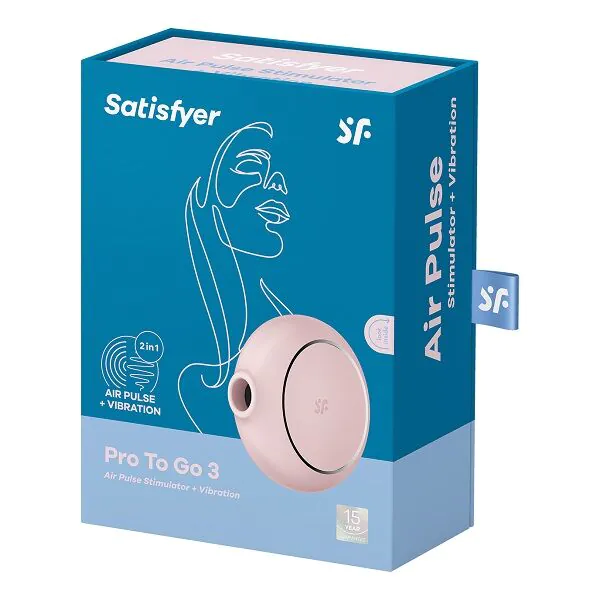 Satisfyer Pro To Go 3 Rose Intimmassageapparat