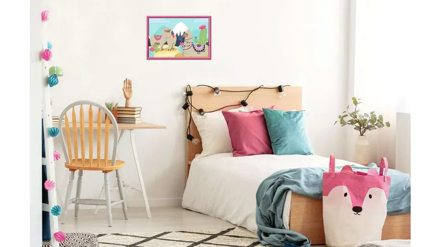 Ravensburger Beschäftigung - Malen nach Zahlen - Glückliche Lamas – Kinder ab 7 Jahren