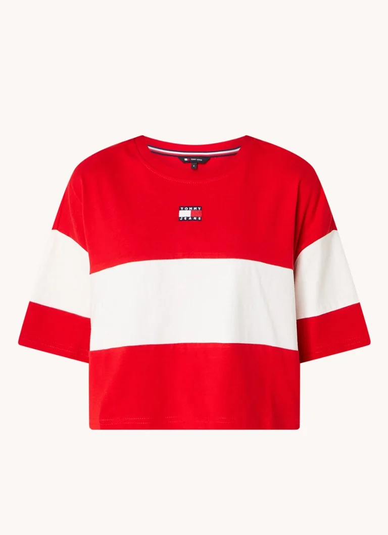 Tommy Hilfiger Cropped T-shirt with logo embroidery