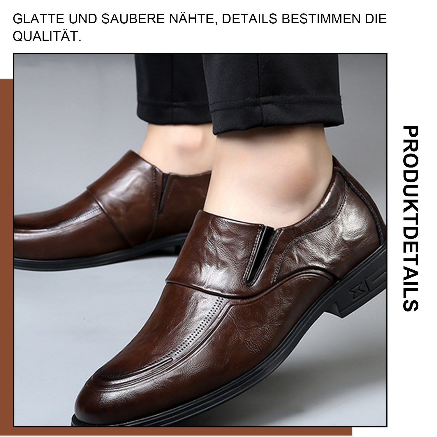 Daisred Herren Business Schuhe CasualSchuhe Slipper