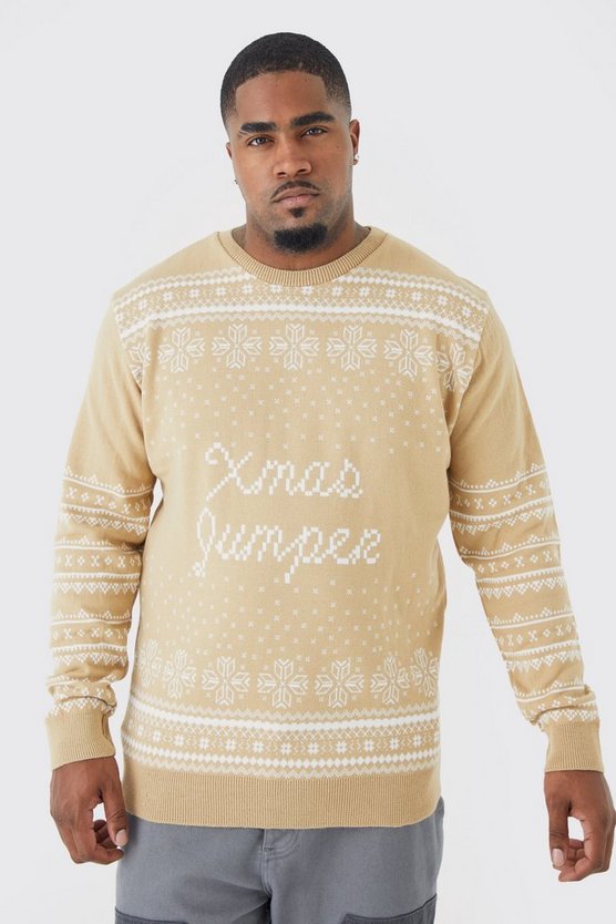 Plus Weihnachts-Pullover