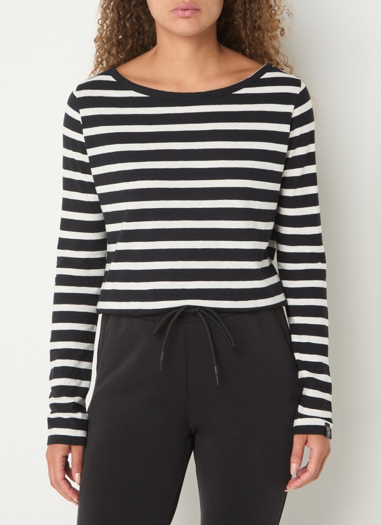 10DAYS Longsleeve with stripe print